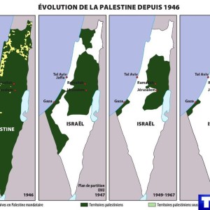 evolution carte palestine